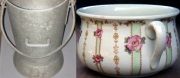 earth closet pail, chamberpot